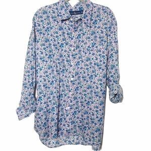 Ralph Lauren preppy floral button down size XXL